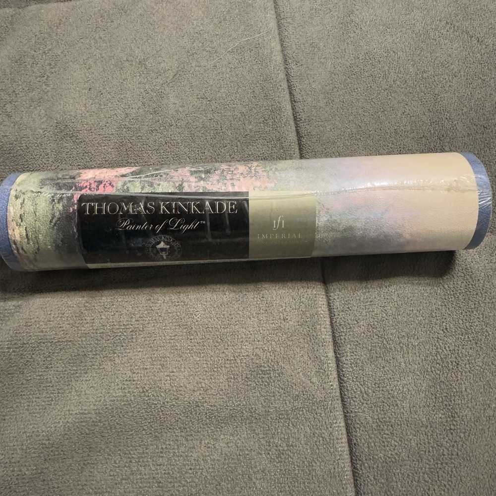 Thomas Kinkade Wall Boarder Painter of Light Prepasted 5 yds Imperial 1999 - New